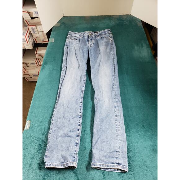 Adriano Goldschmied Jeans Size 26 Womens Blue Denim Ladies Mid Rise Straight - Picture 1 of 13